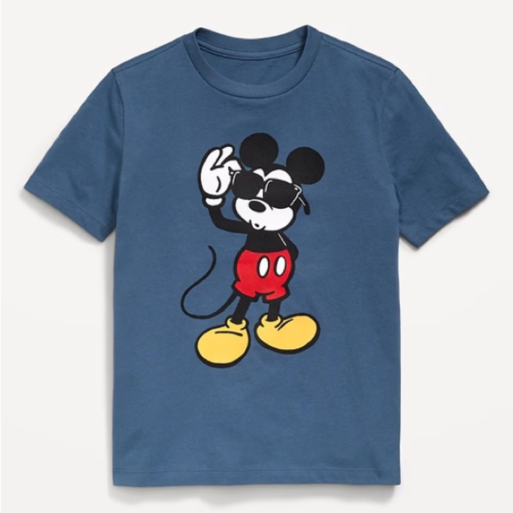 Disney© Mickey Mouse Gender-Neutral T-Shirt for Kids | Size Large